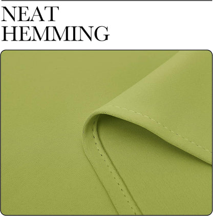 NICETOWN Fresh Green Blackout Curtains - Thermal Insulated Drapes for Small Windows | 40" Length, 29" Wide, 2 Panels