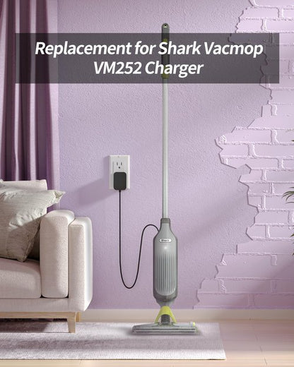 ADRICY Charger for Shark VM252 VM252C QM250 VACMOP Pro Cordless Hard Floor Vacuum Mop Shark VM252 VACMOP Magnetic Charger