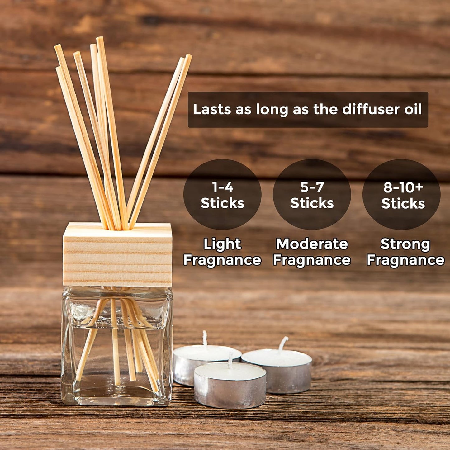100 Pcs Natural Rattan Reed Diffuser Sticks 7 Inch Aroma Refill Wood Sticks for Spa, Fragrance, Aromatherapy