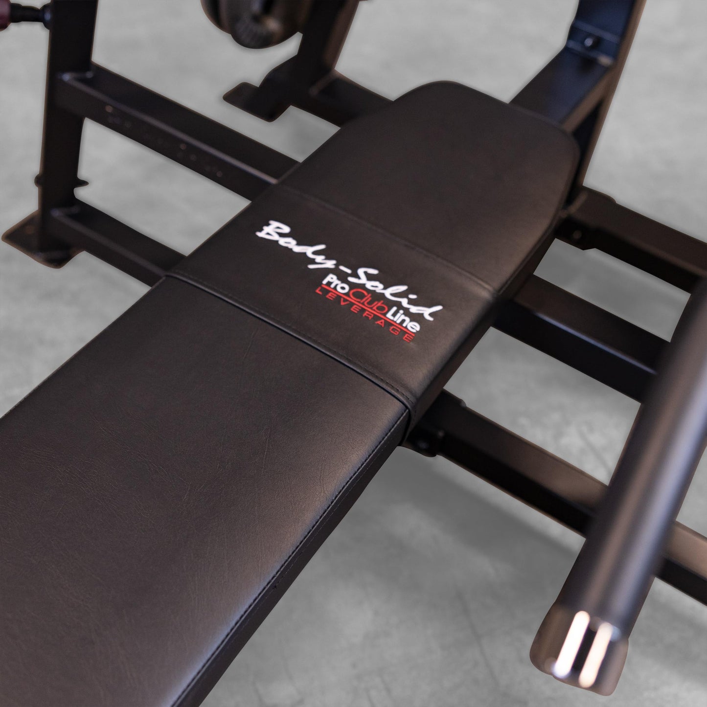 Body-Solid Pro ClubLine (LVBP) Adjustable Leverage Gym Bench - Converging Chest & Bench Press Machine with Sealed Bearings and Gas-Assisted Start Positions