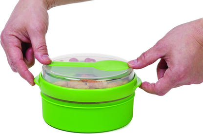 Progressive Prep Solutions On the Go Hand Held Lunch Box/Salad Bowl - Green