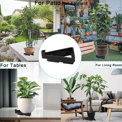 10 ZLY PCS Pot Feets for Outdoor Planter, Pot Toes,Invisible Breathable Pot Stands Toes Lifters for Indoor Outdoor