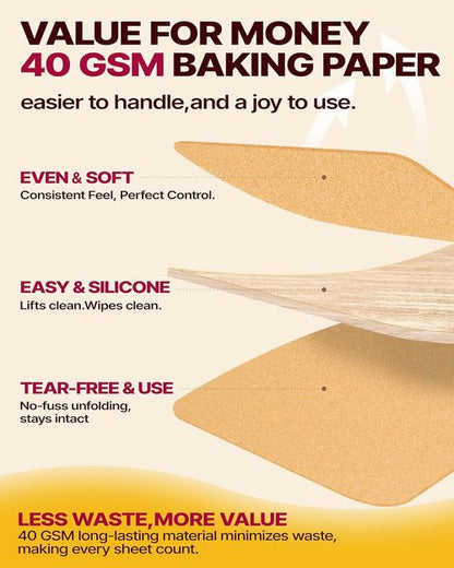 Katbite Tulip Cupcake Liners - 200PCS ProSmooth Brown Muffin Baking Cups for Perfect Treats