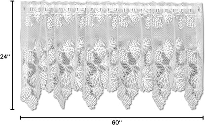Heritage Lace Woodland Tier, 60x24, White