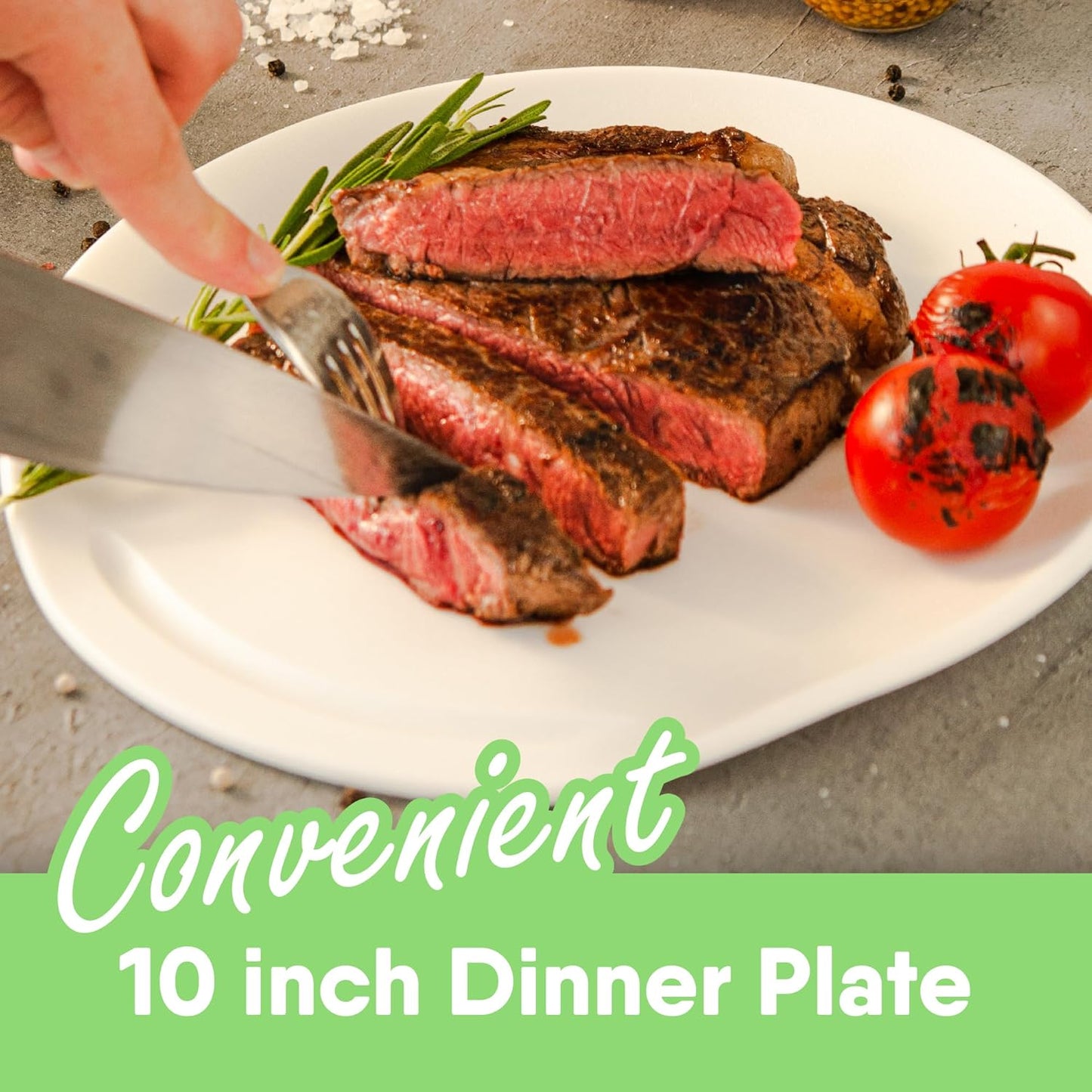 Round Cutting Board Plates, 10 inch with Juice Grooves, Durable BPA-Free & Dishwasher Safe, Ideal for Slicing