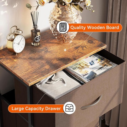 Closet 3 AODK Dresser for Bedroom Nightstand Small Dressers Chest of Drawers End Table for Living Room, Dresser