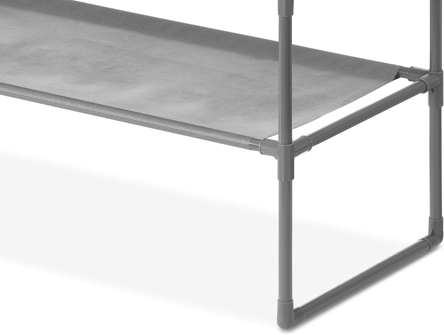 6-Tier Whitmor Spacemaker Shelves, Gunmetal
