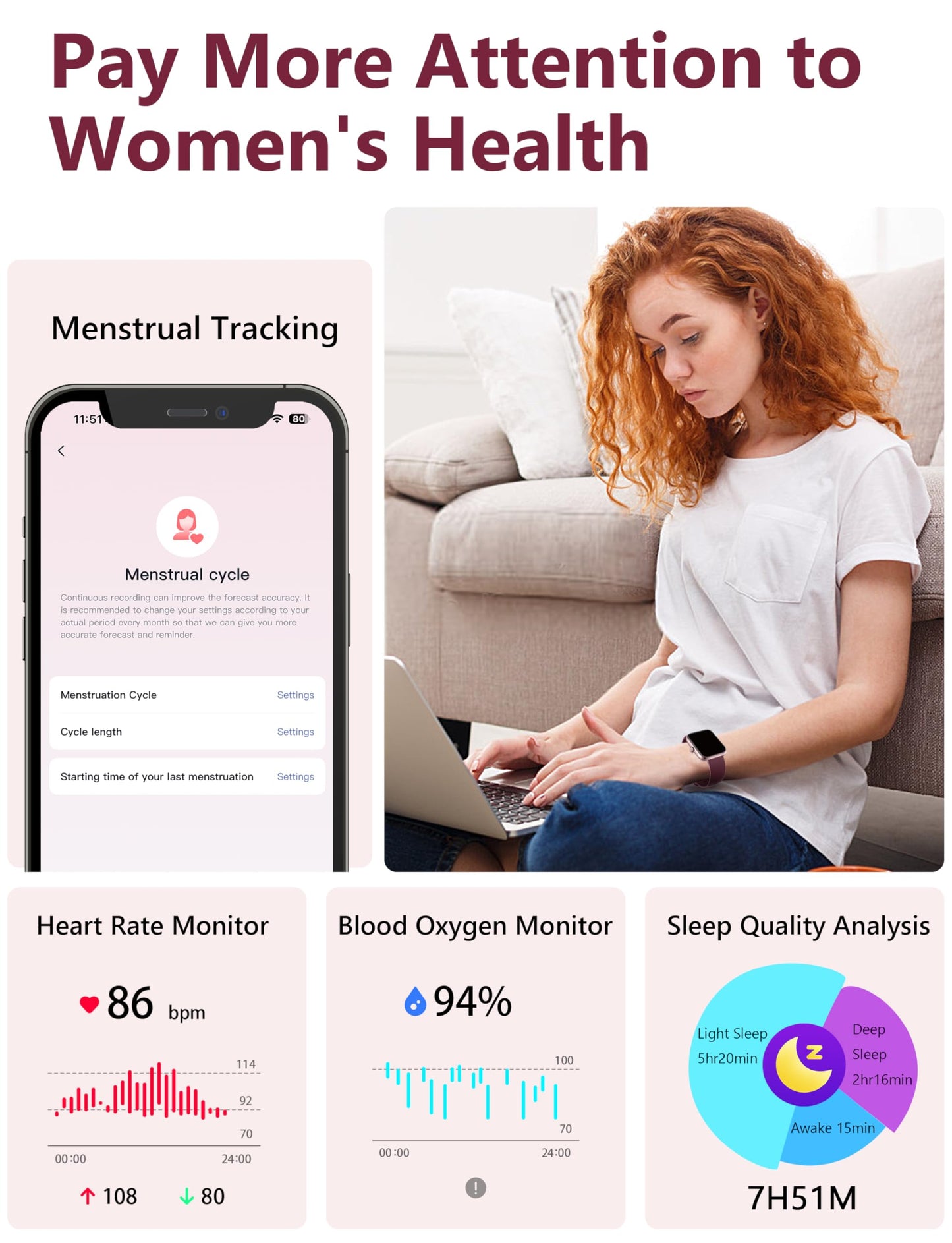 Smart Watch, 44mm Smartwatch Answer Make Calls, Alexa 1.83" Fitness Watch, IP68 Waterproof Fitness Tracker Women Men, Heart Rate/Sleep Monitor, 100+ Sports Pedometer Watch for Android & iOS Phone