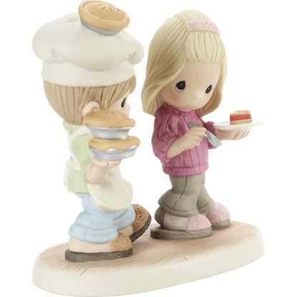 Precious Moments 201032 I Only Have Pies for You Bisque Porcelain Figurine