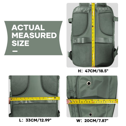 coowoz Travel Backpack Carry On for Women Man Gym Backpacks with Laptop Compartment Mochila de Viaje Teacher Personal Item Backpack Airplane Accessories Must Haves Grey Small