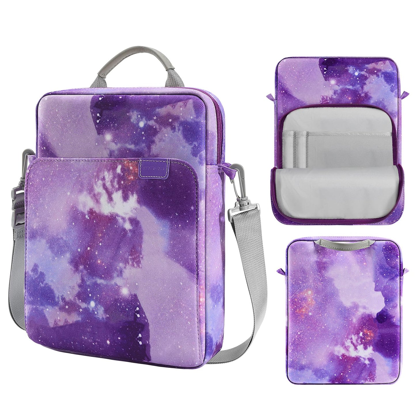 MoKo 15 Inch Laptop Sleeve Bag Fits MacBook Air 15" M2 2023, MacBook Pro 14" M2 2023, Galaxy Tab S9 Utra 14.6" 2023, Handle Carrying Case with Shoulder Strap, Indigo
