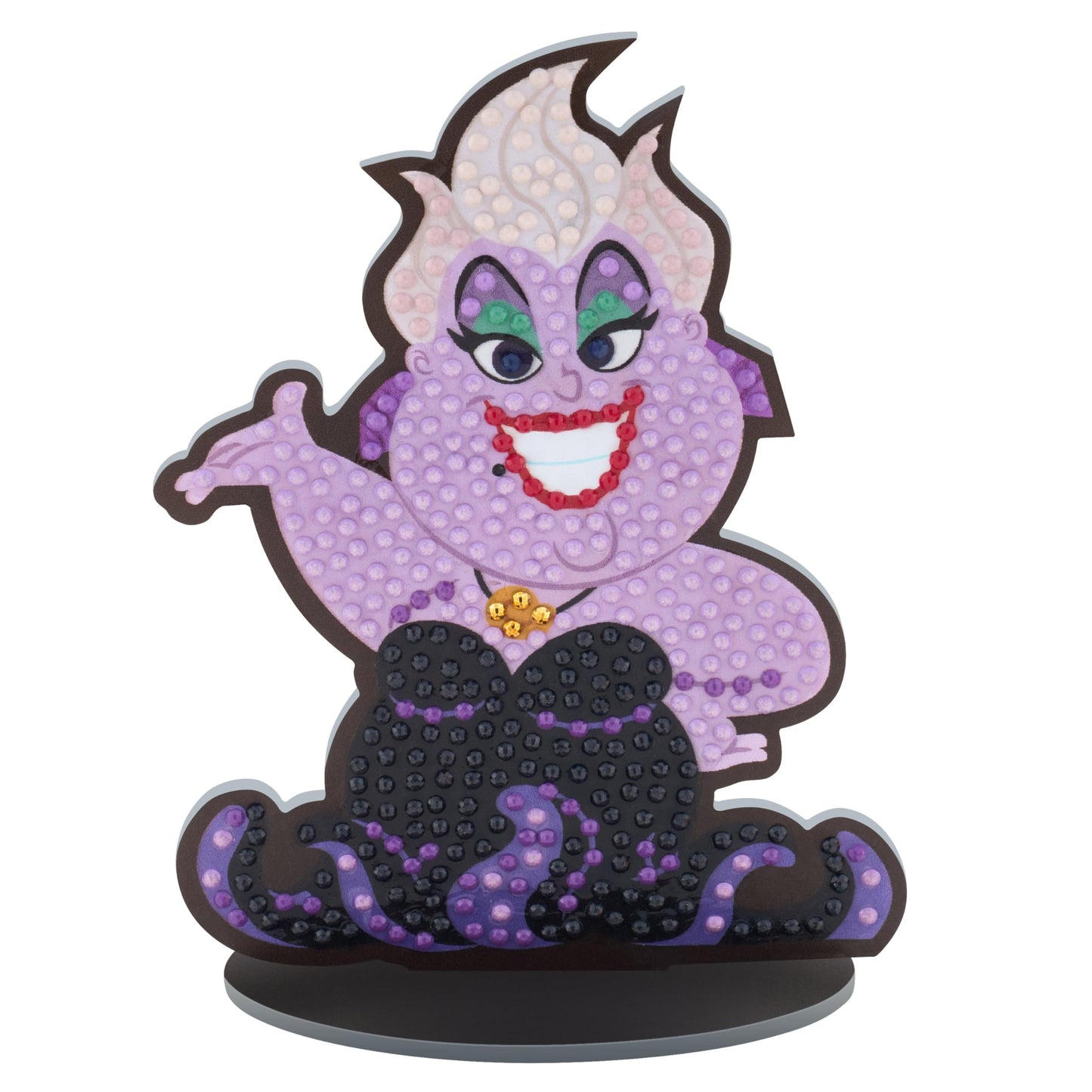 DIAMOND ART CLUB Sparkle Pals – Ursula's Wicked Waves, Diamond Painting Kit, Fun DIY Crafts for Adults, Diamond Art Craft for Beginners, 4.1" x 5.5"