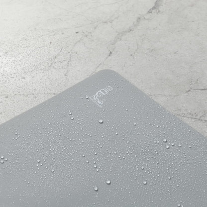 Thick Silicone Counter Mat Large Set of 2, Heat Resistant Pad for Kitchen Table/Countertop Protector/Non Stick Pastry Baking Placemats, Silicone Mat for Crafts Kids (20×28, Gray)