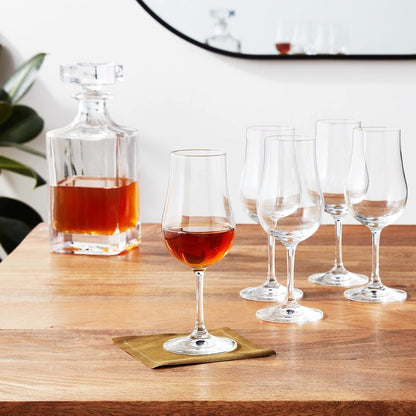 SCHOTT ZWIESEL Bar Special Whiskey Nosing Glass (Set of 6), Nosing Tasting Glass for Whiskey, Dishwasher-Safe Tritan Crystal Glasses, Made in Germany (7 Ounce)