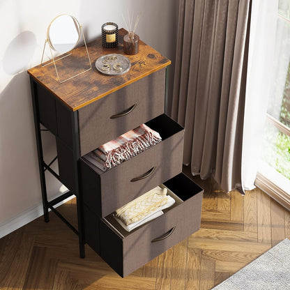 Closet 3 AODK Dresser for Bedroom Nightstand Small Dressers Chest of Drawers End Table for Living Room, Dresser