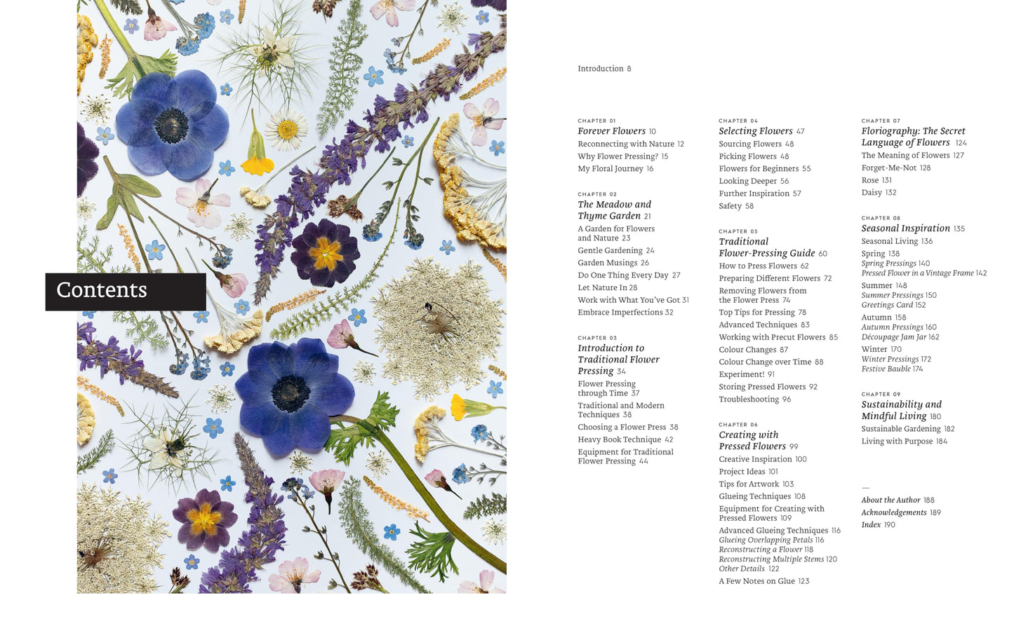 The Pressed Flower Handbook: Simple Methods for Connecting with Nature and Preserving the Beauty of the Garden through the Seasons - Grow, Gather, Press, Create