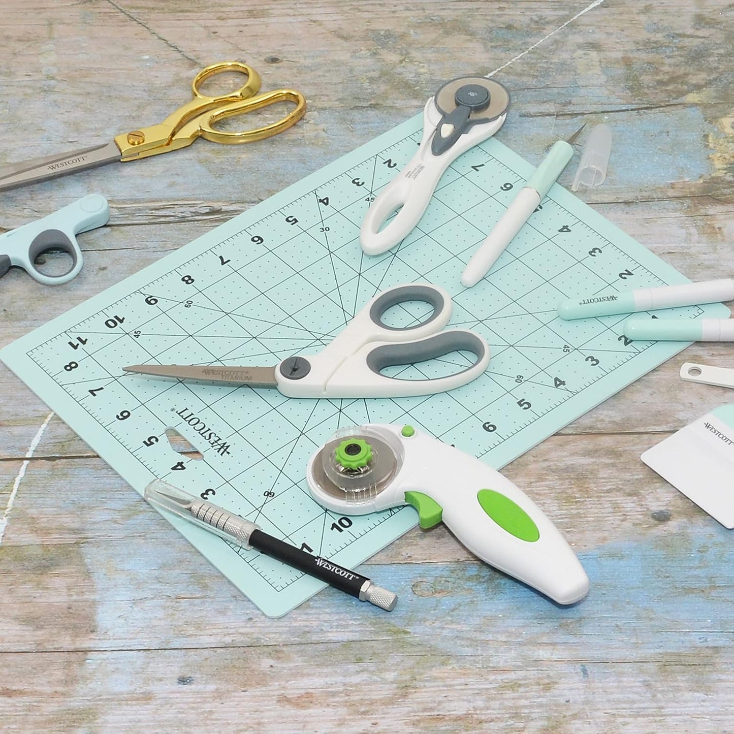 Westcott 5" Micro-Tip Fabric Scissors with Titanium-Bonded Blades - Ideal for Crafting, Sewing, and More