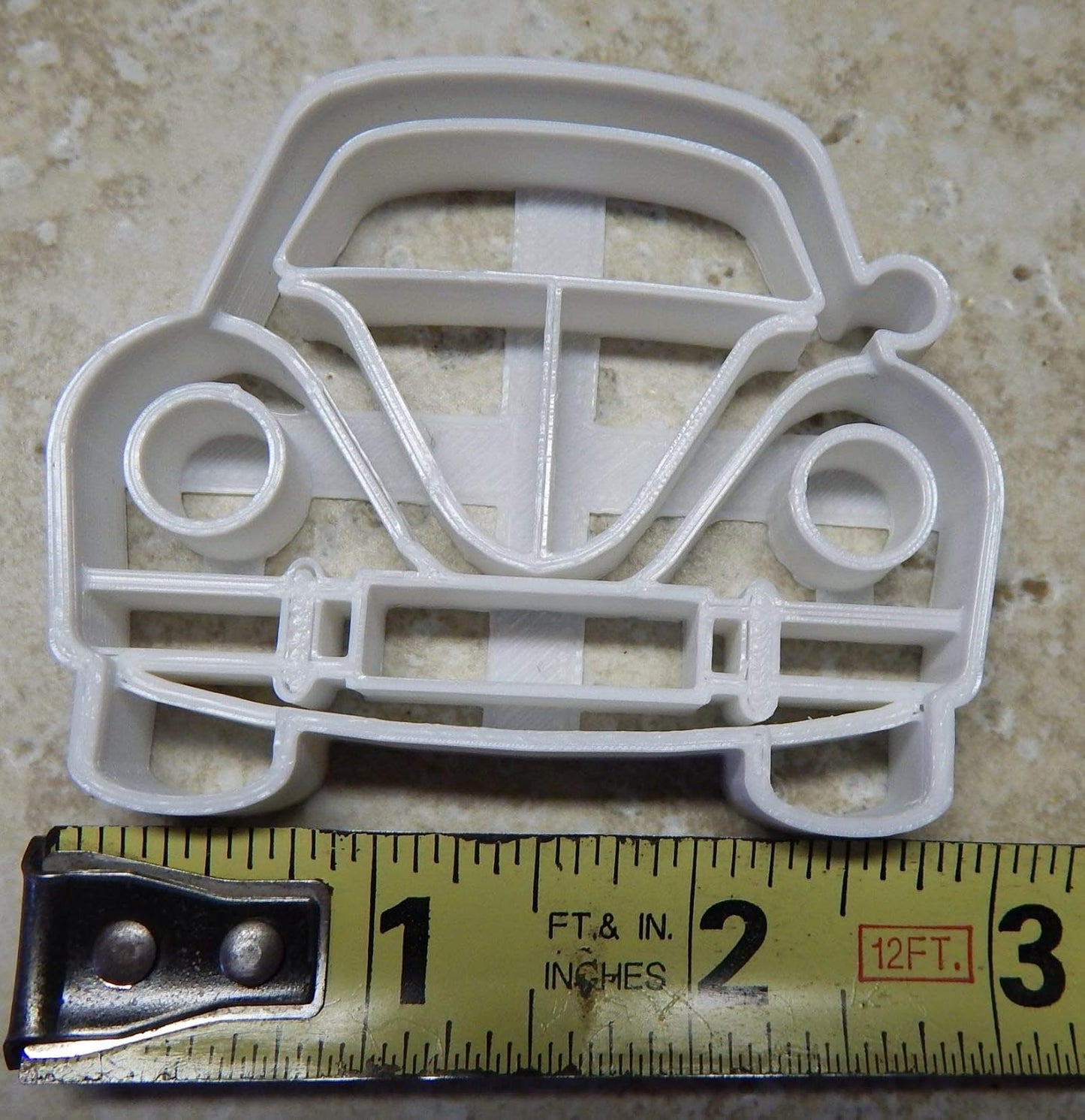 BEETLE BUG CAR FRONT VIEW HIPPIES LOVEBUG COOKIE CUTTER MADE IN USA