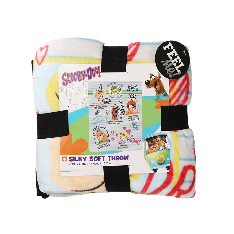 Northwest Scooby Doo Silk Touch Throw Blanket, 46" x 60", GH School Memories