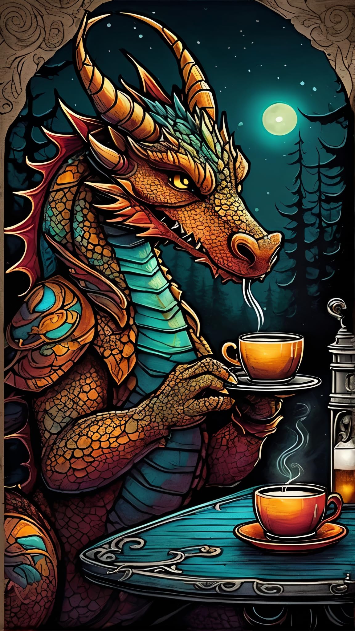 ARTGOTO Large Square Drill Diamond Art Painting Kits for Adults,15.7x27.5inch/40x70cm Dragon B DIY Full Square Diamond Dots Large Size,Big Gem Art and Crafts for Home Wall Decor Gifts
