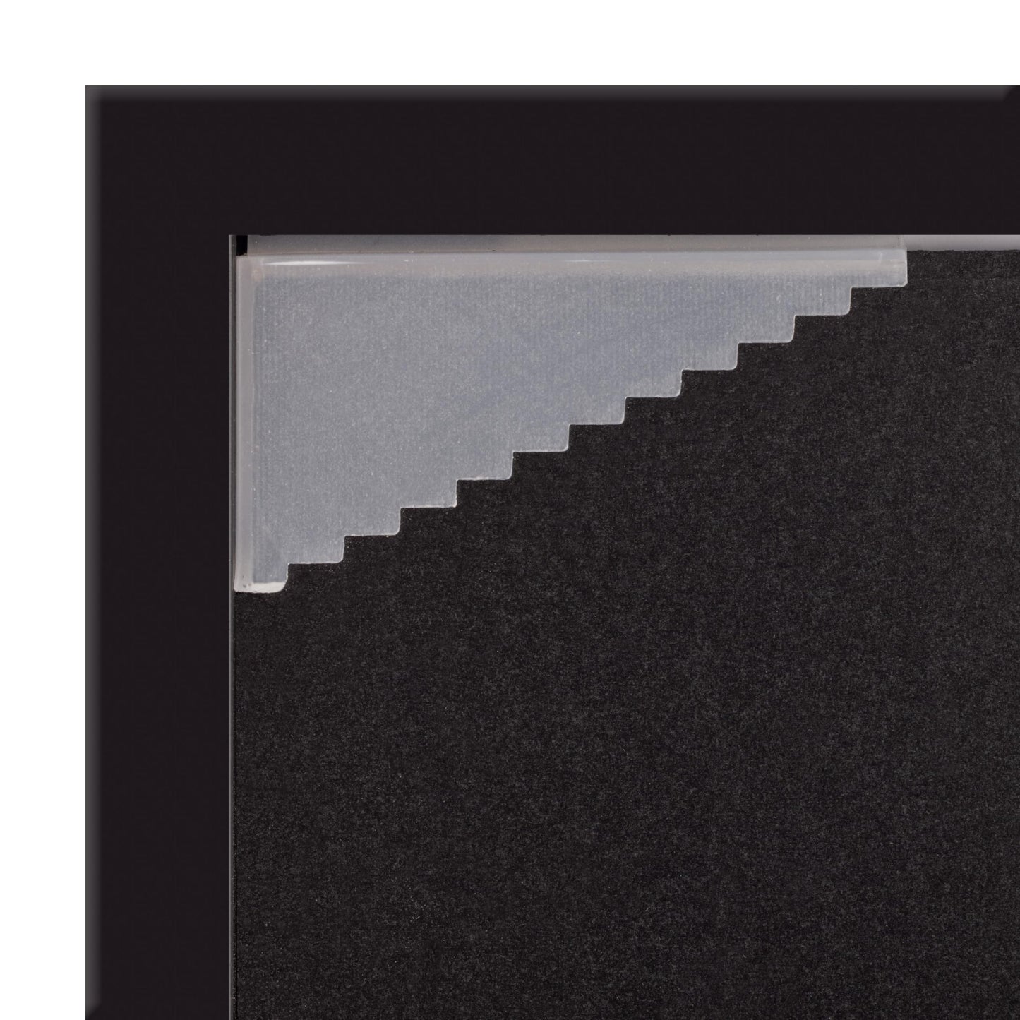 Gallery Solutions - Black Wood Wall Frame 11"x14" - Premium Quality - Rectangular Wall Mount - Classic Design for 8"x10" Photos - Ready-to-Hang - Enhance Your Home or Office Décor with this Elegant Frame - Ideal for Showcasing Memories