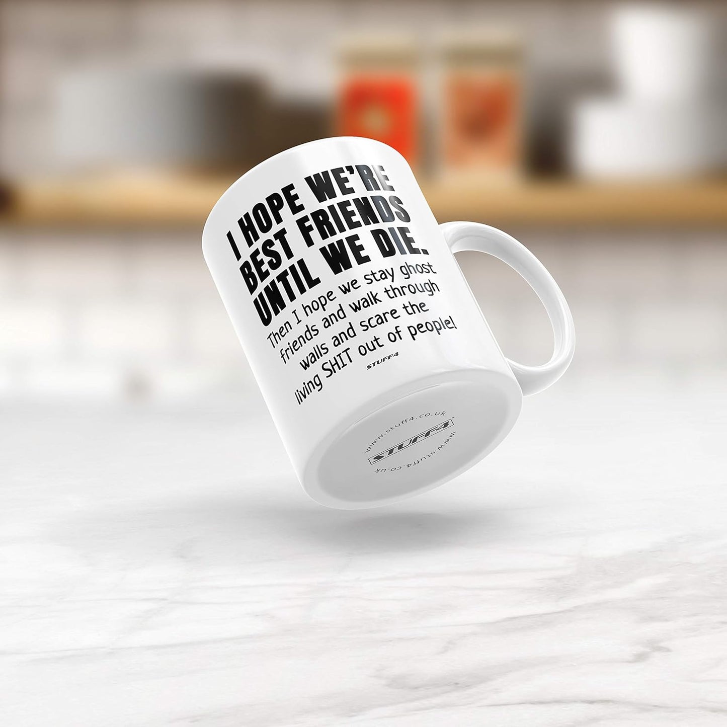 Stuff4 Best Friend Mug Gifts, 11oz Dishwasher Safe Funny Best Friend Birthday Gifts, Friendship Mug