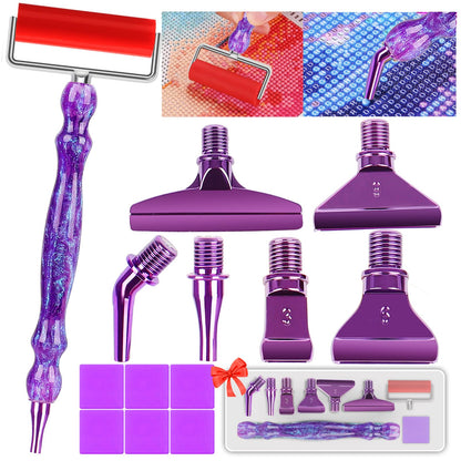 Heyseri Diamond Painting Pen, “Screw Tip, Tighter Hold”, Diamond Art Pen with Screw Thread Metal Tips, Tight Grip, 6 Painting Glue Clay