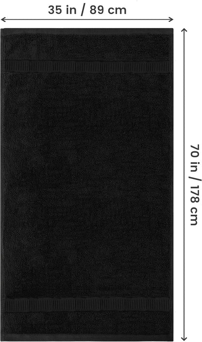 2 600 (35X70 Inches) 100% Utopia Towels - Luxurious Jumbo Bath Sheet Piece - GSM Ring Spun Cotton - Highly Absorbent
