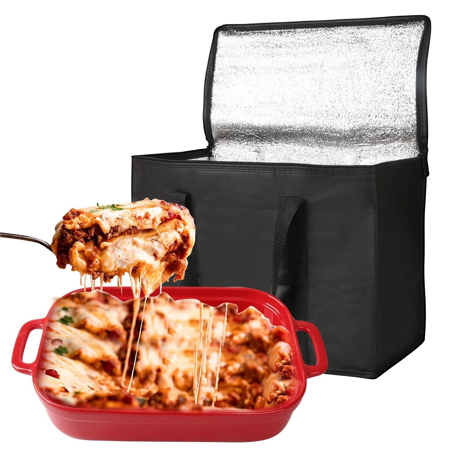 musbus Extra Insulated Food Delivery Bag Cooler Bags Keep Food Warm Catering Therma for doordash Catering cooler bags