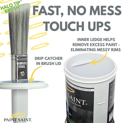 Paint Saint – Airtight Touch Up Paint Container with Built-In Brush | Mess-Free Paint Storage | Quick, Satisfying Touch Ups | Perfect for Homeowners, DIY & Property Managers