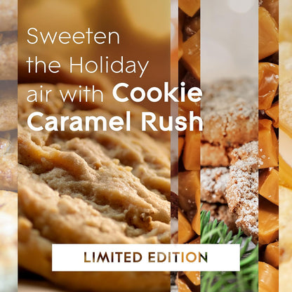 Glade Candle Jar Air Freshener, Cookie Caramel Rush, 3.4 Oz