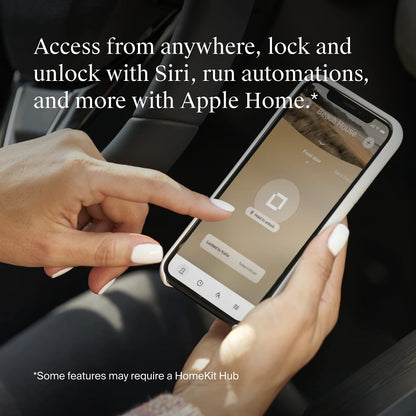 Level Bolt Smart Deadbolt - Make Your Lock Smart & Keep Your Existing Hardware and Keys - Keyless Entry via Level App (iOS & Android) - Works with Apple Home
