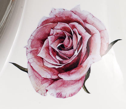 Victorian Roses Floral Bakery Vinyl Decals for Kitchen Mixers, Stickers