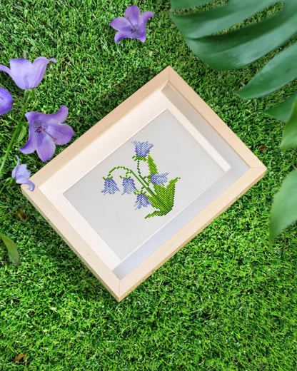 PeakLuv 12 Pcs Small Diamond Art Kits Diamond Painting Kits, Flowers Mini Diamond Art Kits for Adults, DIY Square Drill Flower Mini Gem Painting 1-Hour Painting for Home Desktop Decor, 7X6in