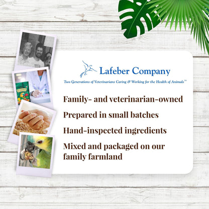 LAFEBER'S Tropical Fruit Nutri-Berries Pet Bird Food, Made with Non-GMO and Human-Grade Ingredients, for Parrots, 3 lb