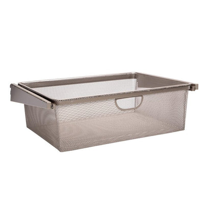 Closet Culture by Knape & Vogt 23 in. Champagne Nickel Basket Surround Kit for Wire Mesh Basket, Compatible Only with Closet Culture Closet Systems, 0335-SRND-CN