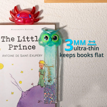 LET'S RESIN Bookmark Resin Molds, Cute UV Resin Bookmark Molds with Paperclip Pattern 3mm Thin,Bookmarks Silicone Molds for Epoxy Resin Crafts,Gifts for Book Lovers