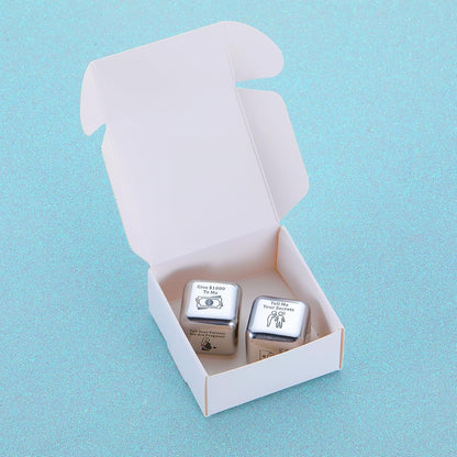 Funny Iron Gifts for 6th Anniversary - 6 Year Wedding for Couples, Food Decision Dice, Christmas Birthday Gifts