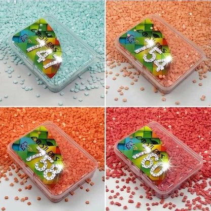 Diamonds Painting Accessories,Replacement for Missing Square Drills 747 754 758 760,Rhinestone Resin Diamond Drill,4 Colors Beads Gems Stones,3500pcs per Color