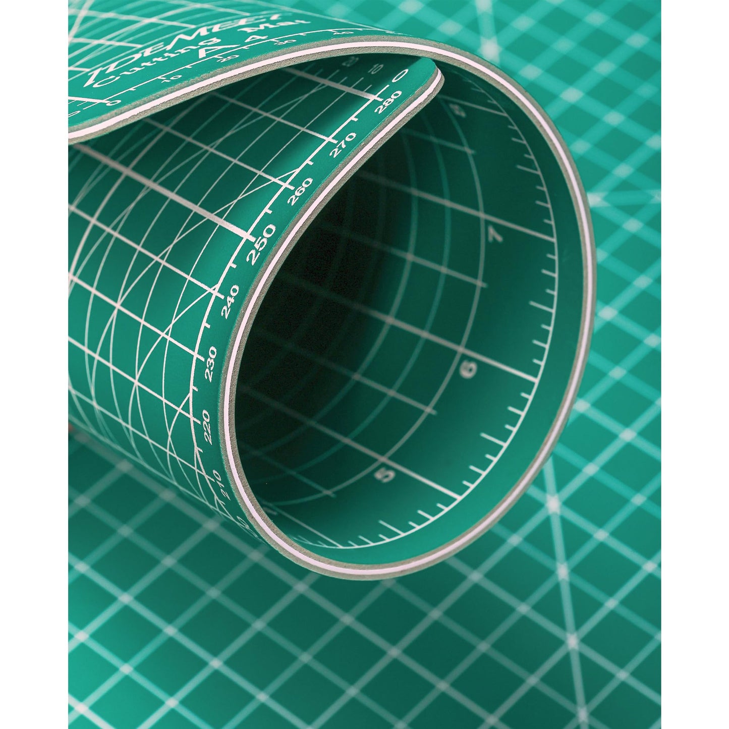 Density-upgraded 24" x 36" Large Self Healing Sewing Mat, Idemeet Rotary Cutting Mat 5-Ply Cut Board for Crafts Hobby Project, Scale Size 24" x 36", A1, Green