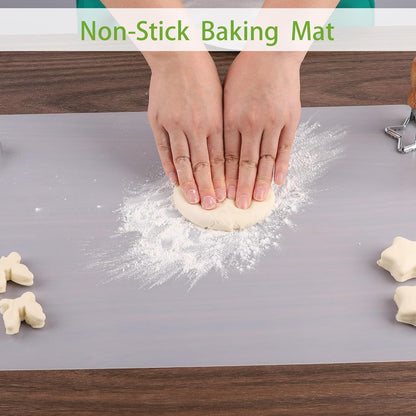 Clear Silicone Mats for Kitchen Counter, 11.8” x 15.75” Non-slip Waterproof Protector Liner, 2/Pack