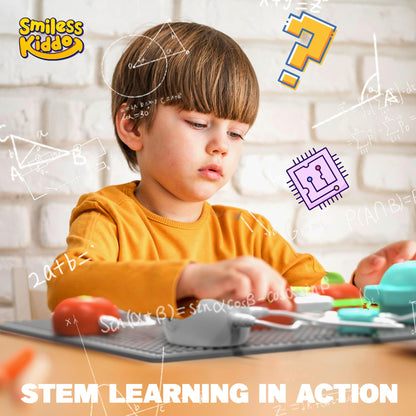 Science Kits for Kids - STEM Kits for Kids, Electronics Exploration Kit, Over 420 Projects, 35 Circuit Parts, STEM Educational Toy Gifts for Kid Boys Girls Ages 3 4 5 6 7 8 9 10 11 12