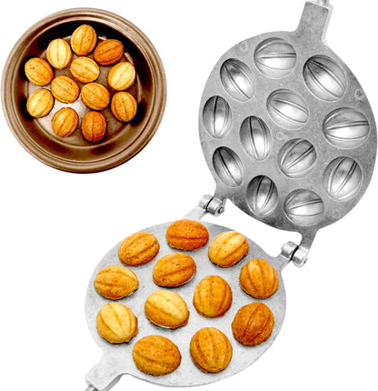 12 Walnut Cookie Mold Maker - Oreshki Mold Maker - Walnut Cookie Molds - Russian - Oreshki Maker
