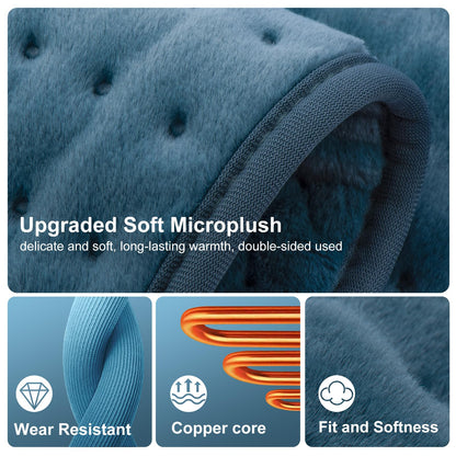 Heating pad for Back, Neck, Shoulder, Cramps and Leg Pain Relief, Heat Pads Christmas Gifts for Women, Men, Mom, Dad, Auto-Off,Machine Washable,Moist Dry Heat Options,Extra Large 12"x24"