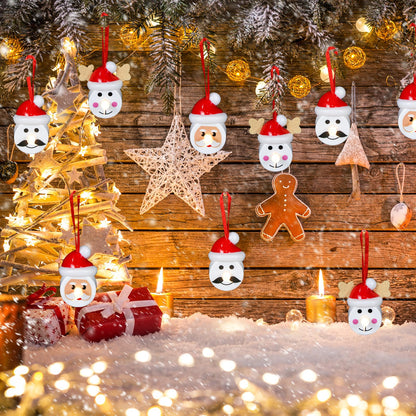 Wondise Snowman Battery Operated Flameless Tealight, 6H Timer LED Candles - 12 Pack for Christmas Dating Wedding Decorations