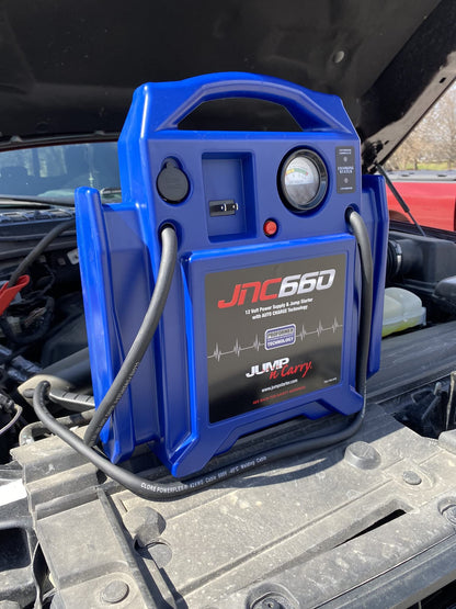 Clore Automotive Jump-N-Carry JNC660 1700 Peak Amp 12 Volt Jump Starter , Blue