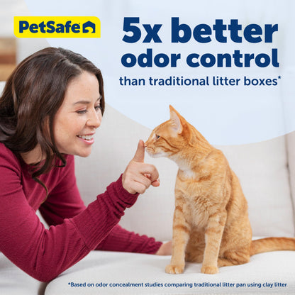 PetSafe ScoopFree Disposable Crystal Cat Litter Tray - Easy Cleaning Box - Refill Tray for Electric Litter Box - Fresh Scent - 4.3 lb Bags - 3 Pack