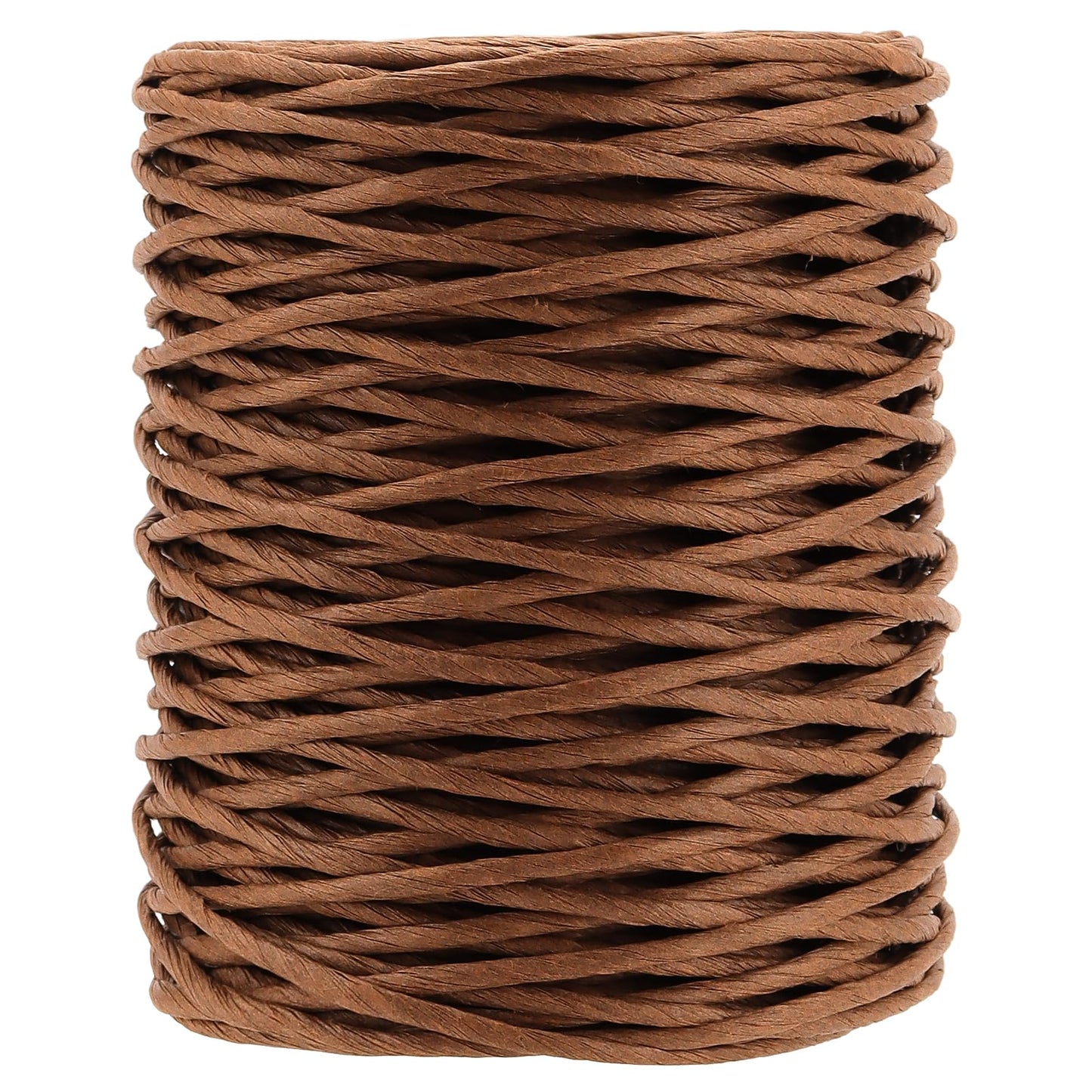SHEUTSAN 4 PCS 2mm x 164ft Brown Floral Wire, 656ft Bind Wire Twine for Artificial Flower Making, DIY Projects
