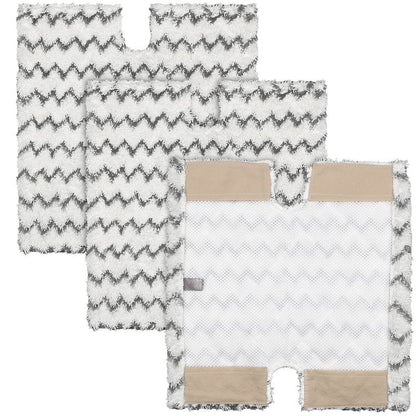 Steam Mop Pads Replacement for Shark Lift-Away Pro & Genius Pocket Steam Mop Series S3973 S3973D S3973WM S5001 S5003D S5002Q S5003A S6001W S6001WM S6002 S6002C S6003 Washable Reusable Mop Pads, 3 Pack