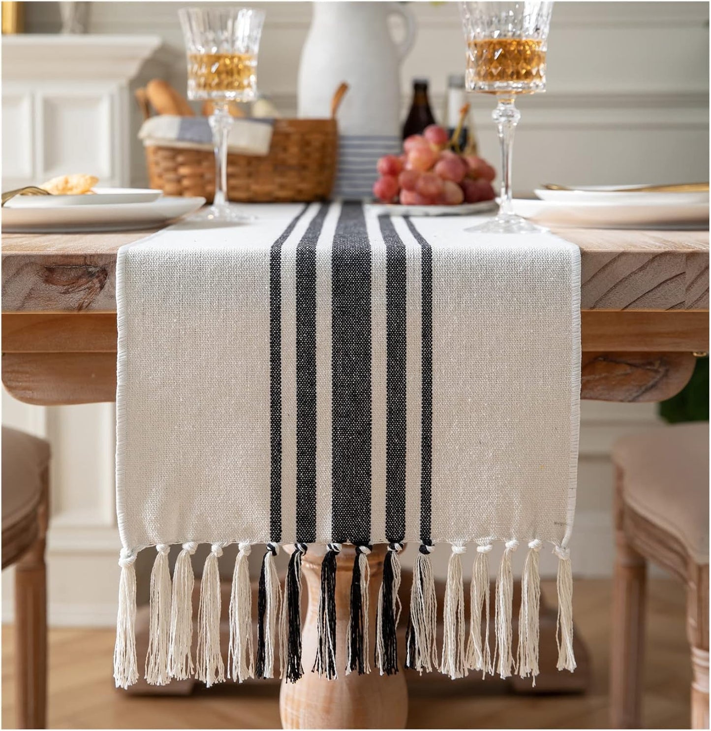 13 108 Inch Boho Table Runner for Modern Farmhouse Decor, Dining Table dcor x Long, Coffee Table Runner